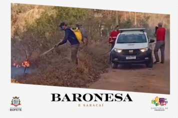 Foto - Queimadas atingem os bairros Baronesa e Saracaí