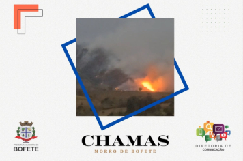 Foto relacionada - Morro de Bofete sofre com incêndio de grandes proporções 