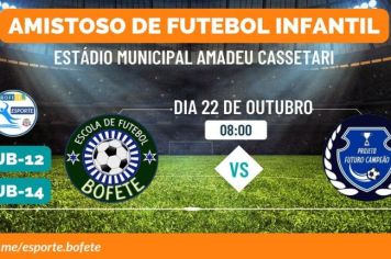 Amistoso de Futebol Infantil