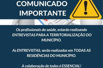 Entrevistas de TERRITORIALIZAÇÃO DO MUNICÍPIO.