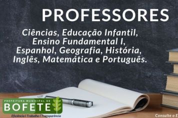 Processo Seletivo Simplificado Professores