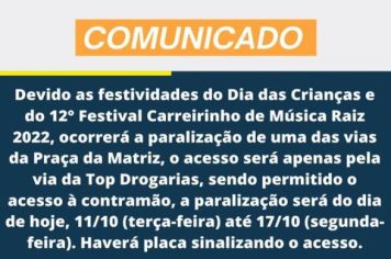 COMUNICADO