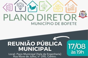 REUNIÃO PÚBLICA MUNICIPAL. 