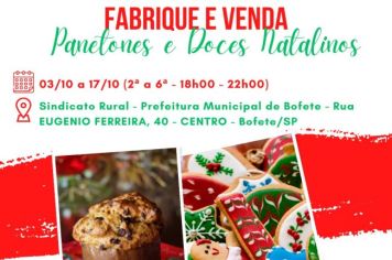 Você quer aprender a fabricar panetones e doces natalinos?