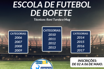  Escola de Futebol de Bofete.