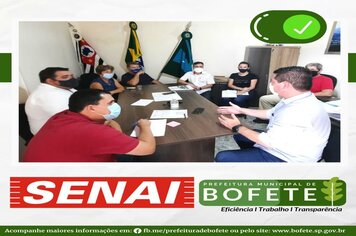 Reunião com a equipe do SENAI “Luiz Massa” de Botucatu