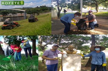 Mutirão de limpeza no Bairro Siriemas