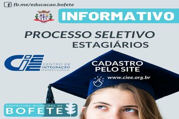 Processo Seletivo - Estagiários