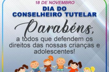 Dia do Conselheiro Tutelar - 18 de Novembro