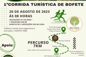 1ª Corrida Turistica de Bofete.