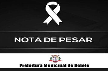 Nota de Pesar