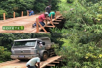 AÇÃO VOLUNTÁRIA - Reforma da ponte no bairro Jacutinga