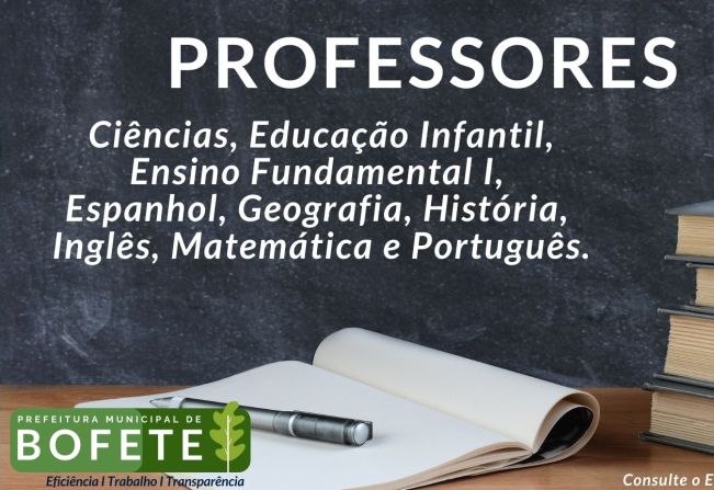 Processo Seletivo Simplificado Professores