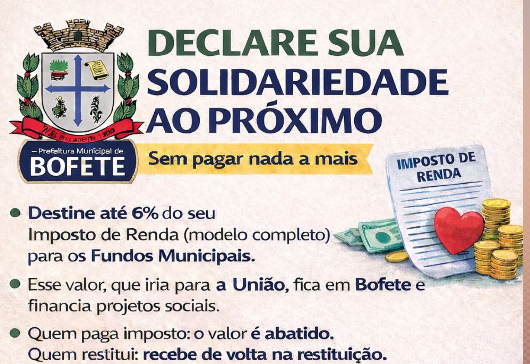 IMPOSTO DE RENDA 2026