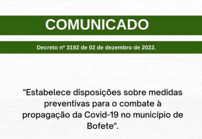 Decreto n°3.192/22