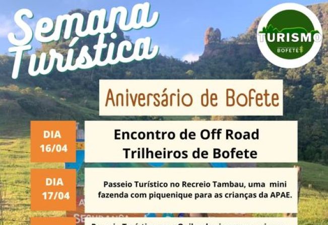 Semana Turística - 143 anos Bofete