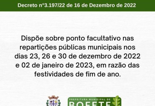 Decreto n°3.197/22