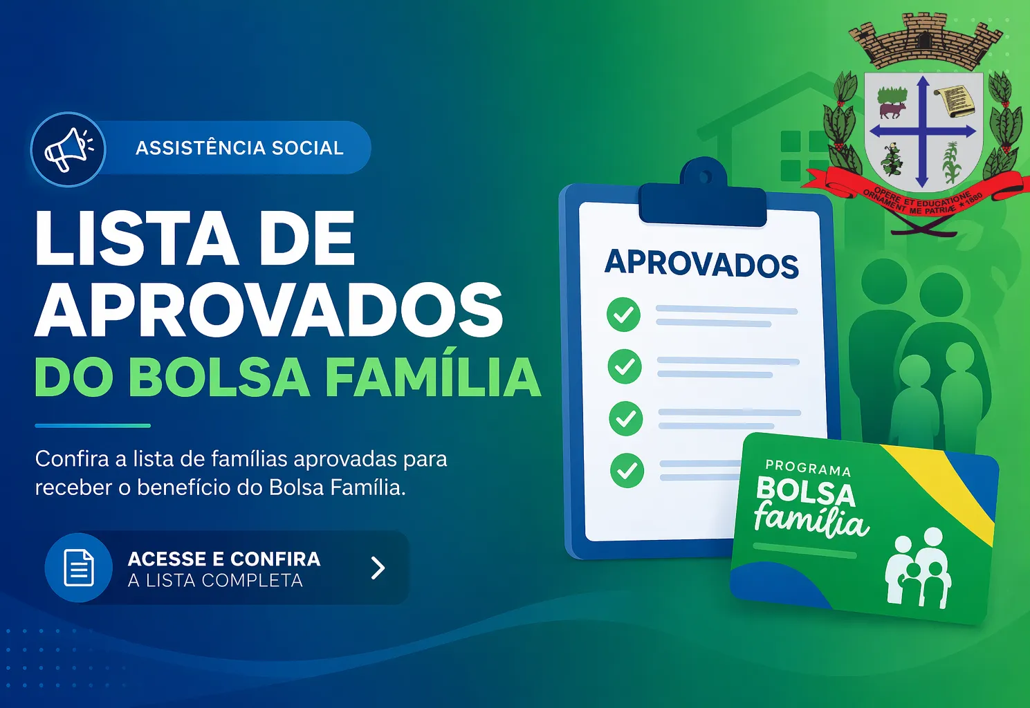 LISTA DE APROVADOS - BOLSA FAMÍLIA