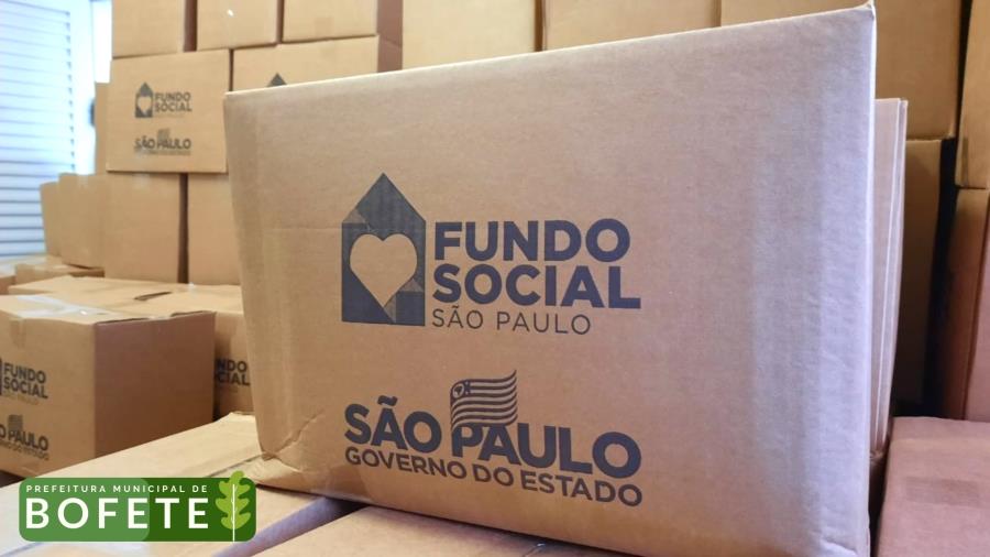 O Fundo Social recebeu mais 450 cestas básicas do Governo do Estado