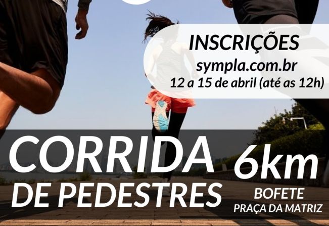 CORRIDA DE PEDESTRES: ANIVERSÁRIO DE BOFETE.