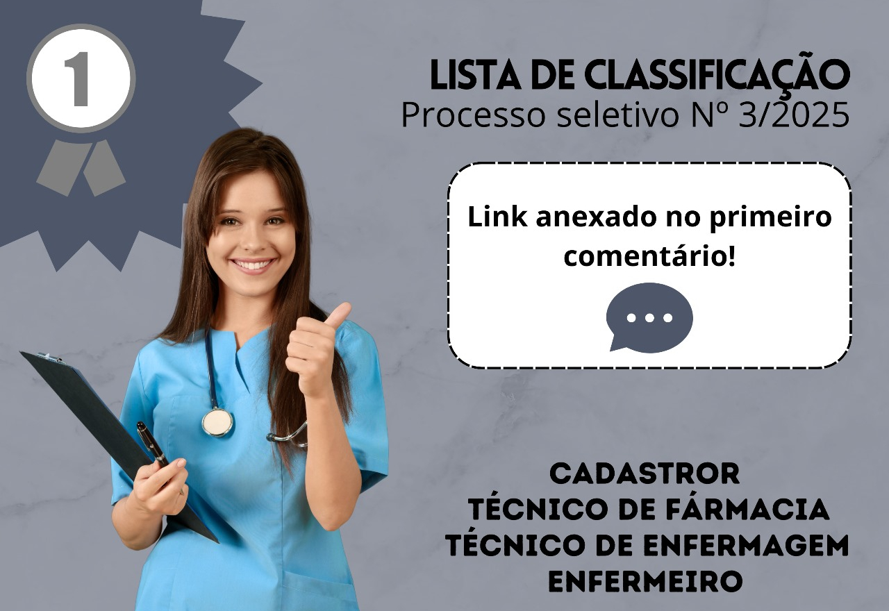  DIVULGAÇÃO DA LISTA DE CLASSIFICADOS 