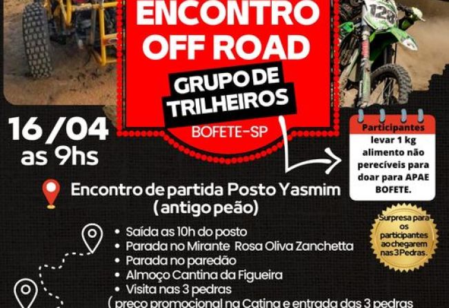 Econtro Off Road - Grupo de Trilheiros