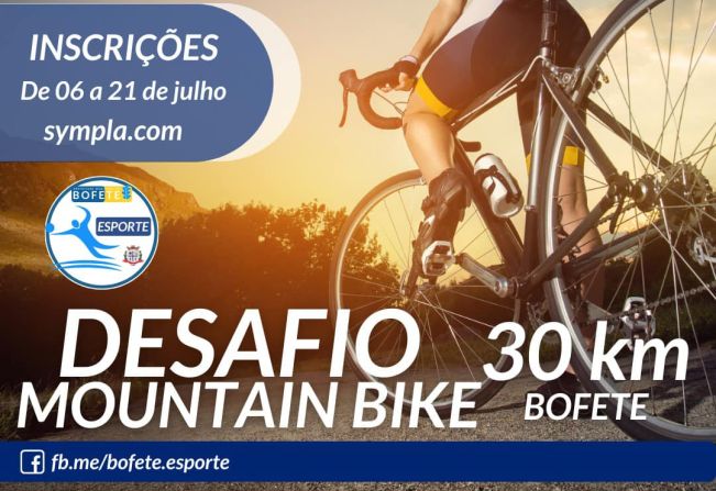 Vem aí o 1º Desafio Mountain Bike em Bofete.