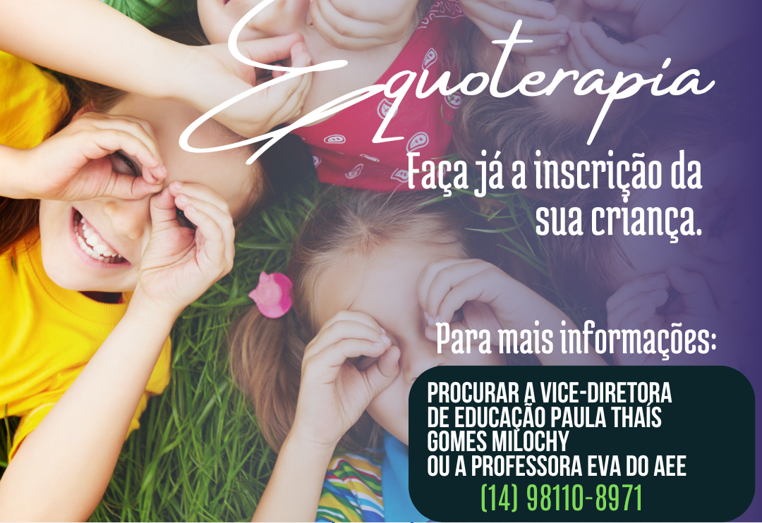 Equoterapia – Inscrições Abertas!