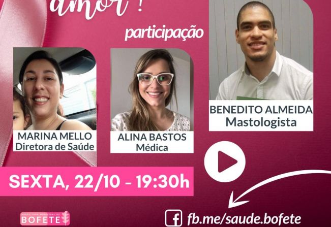  LIVE: Cuidar de si é a maior prova de amor #OutubroRosa 