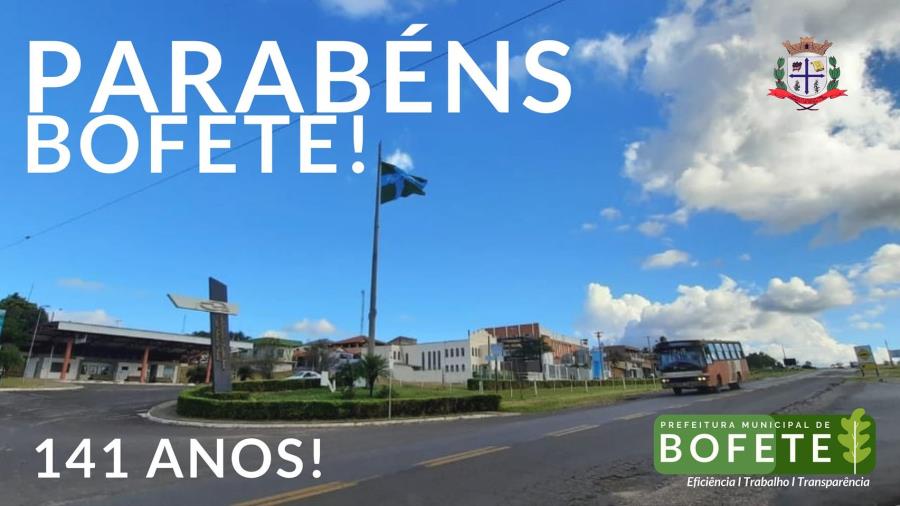 PARABÉNS BOFETE - 141 ANOS