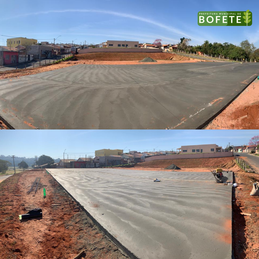 Nossa Areninha está com as obras em andamento