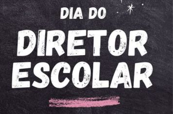 Hoje (12/11), celebramos o Dia do(a) Diretor(a) Escolar!